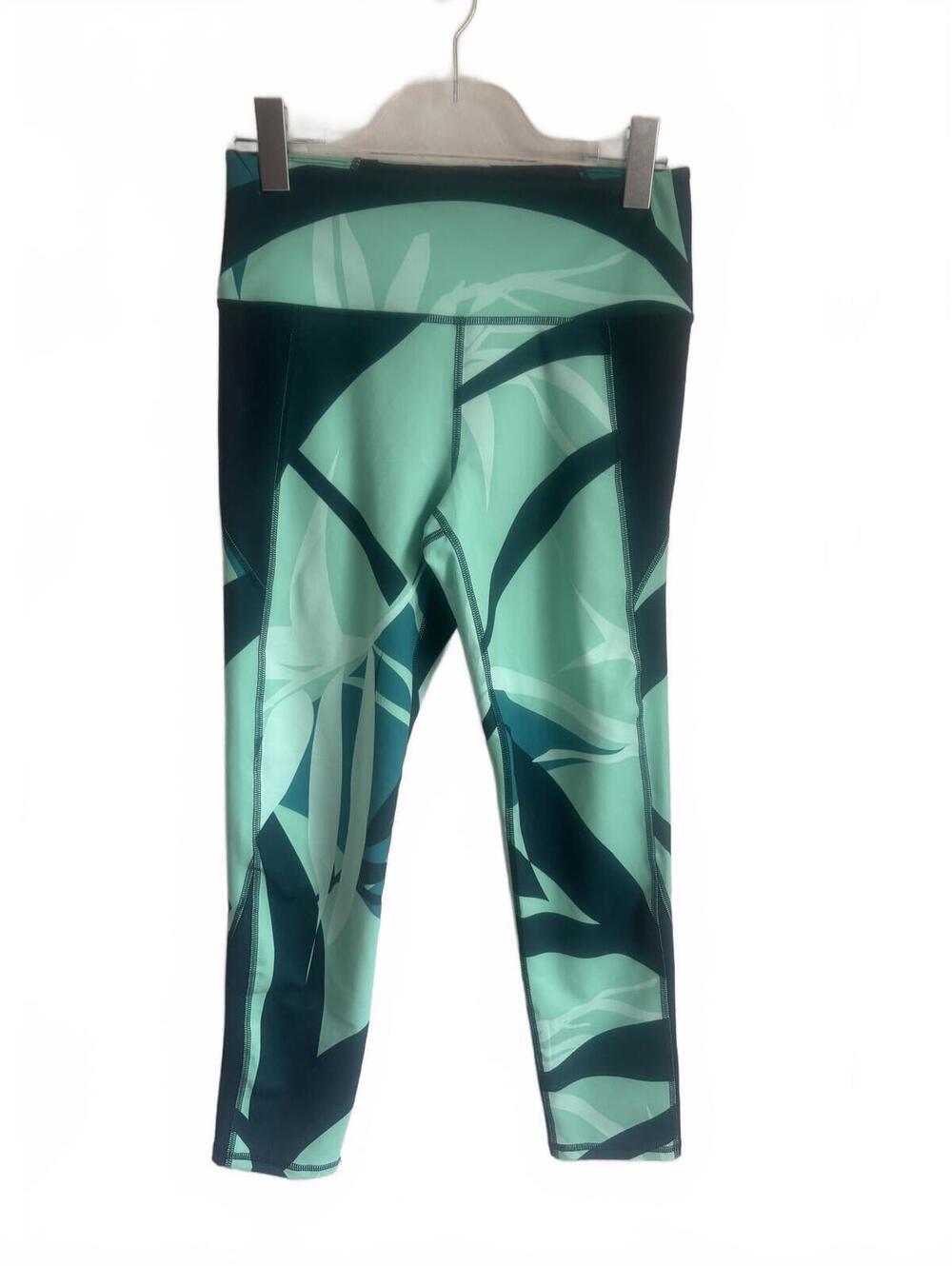 Under Armour | Women’s Teal Green Tropical Leaf Leggings Size M